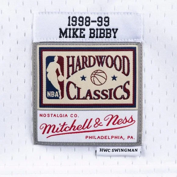 Mens Mitchell & Ness NBA Swingman Home Jersey 98 Grizzlies Mike Bibby